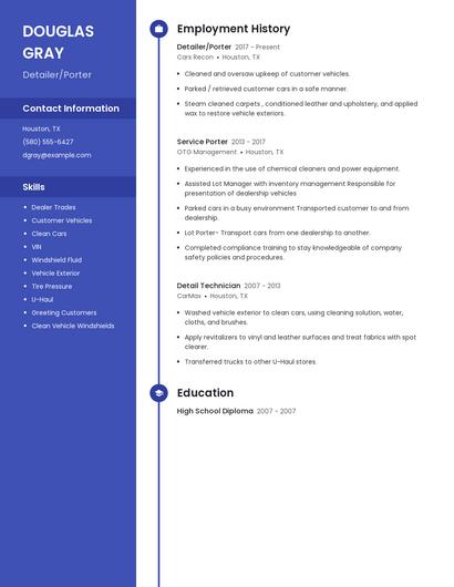 Resume example 5