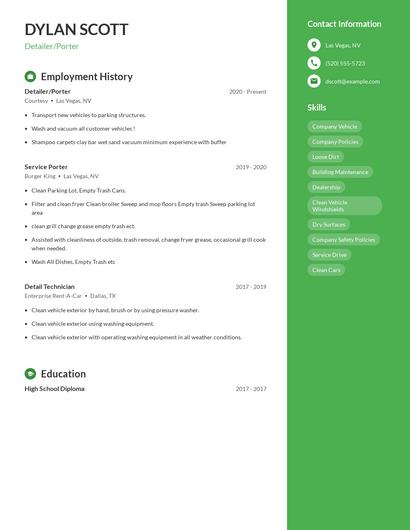Resume example 4