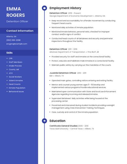 Resume example 5