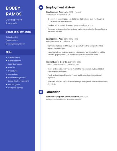 Resume example 5