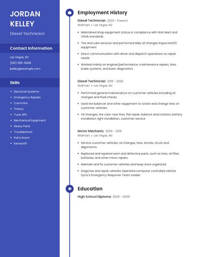 Resume example 5