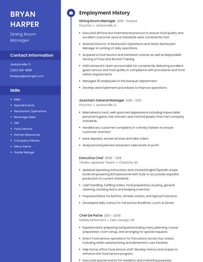 Resume example 5