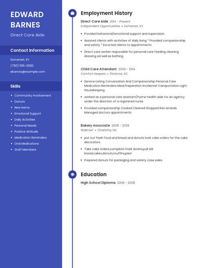 Resume example 5