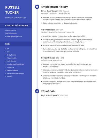 Resume example 5