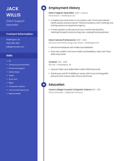 Resume example 5
