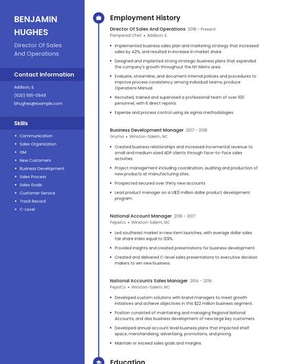 Resume example 5