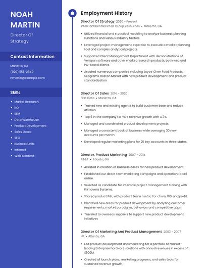Resume example 4