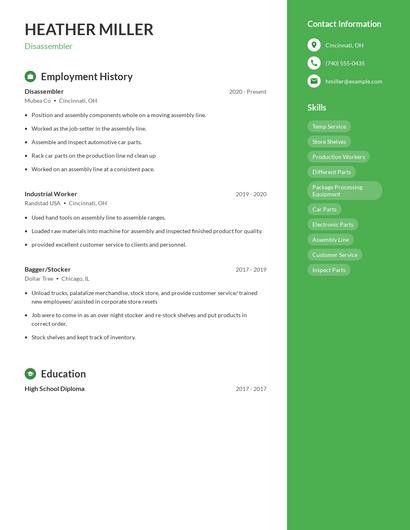 Disassembler Resume