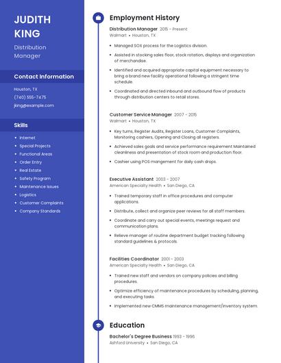 Resume example 4