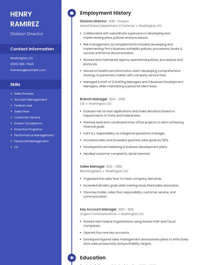 Resume example 5