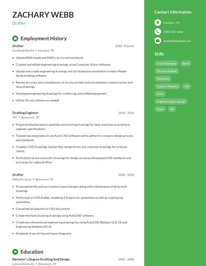 Resume example 4