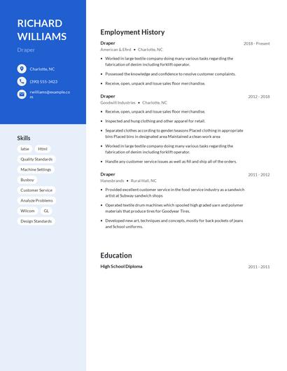 Draper Resume