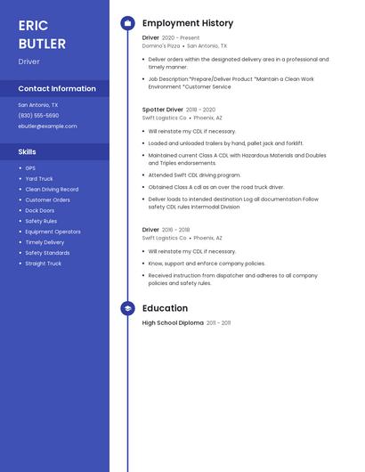 Resume example 4