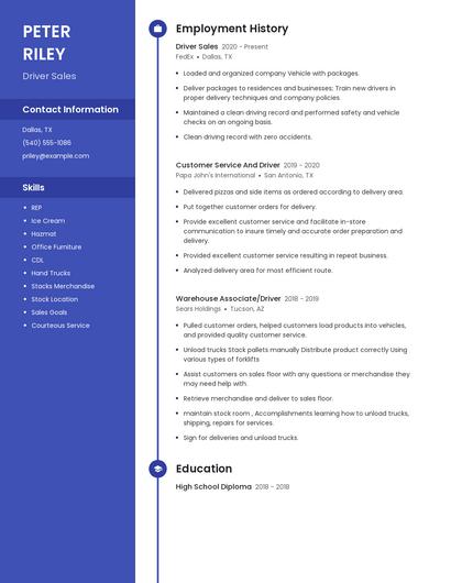 Resume example 4