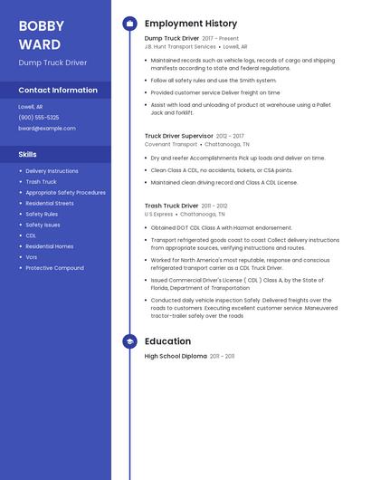 Resume example 5