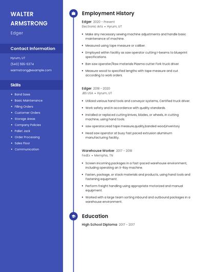 Edger Resume
