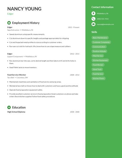 Edger Resume