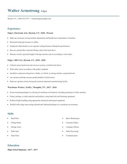 Edger Resume