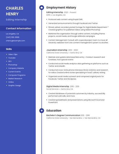 Resume example 4