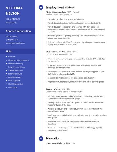 Resume example 4
