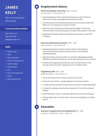 Resume example 5