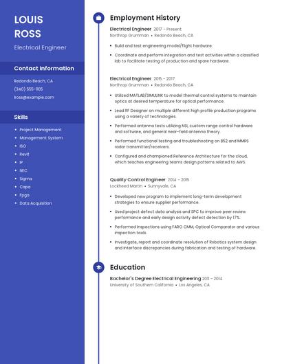 Resume example 4