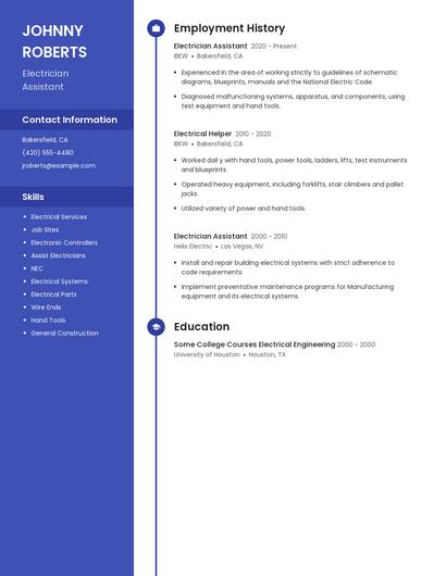 Resume example 4