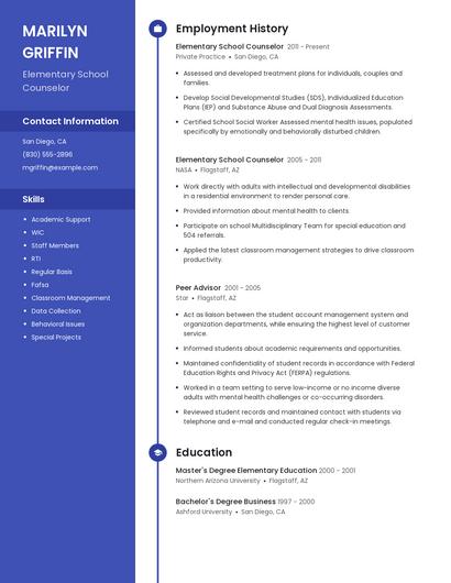 Resume example 4