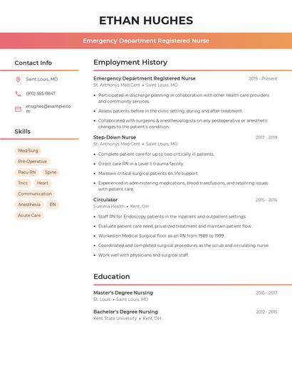 Resume example 3