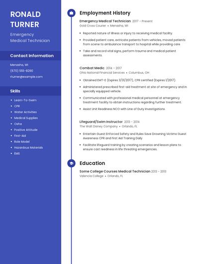 Resume example 4