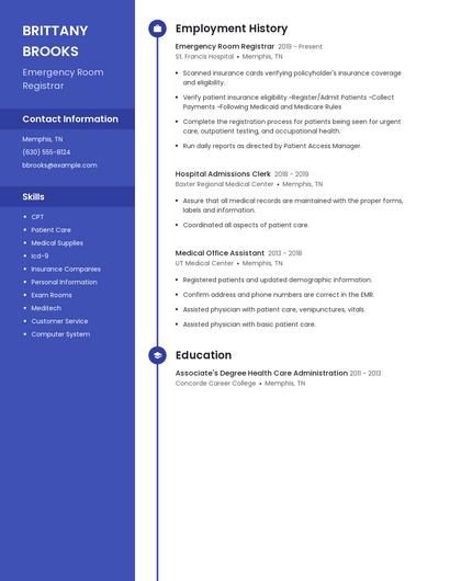 Resume example 5