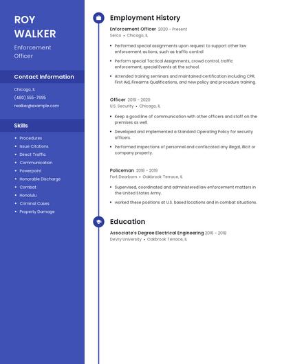 Resume example 5