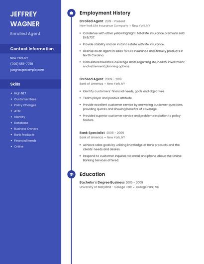 Enrolled Agent Resume