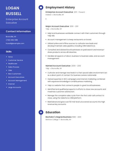 Enterprise Account Executive Resume