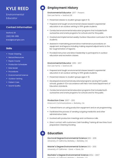 Resume example 4