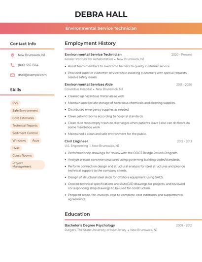 Resume example 3