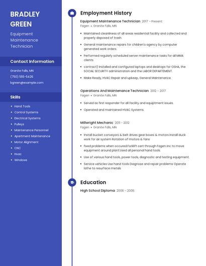 Resume example 4