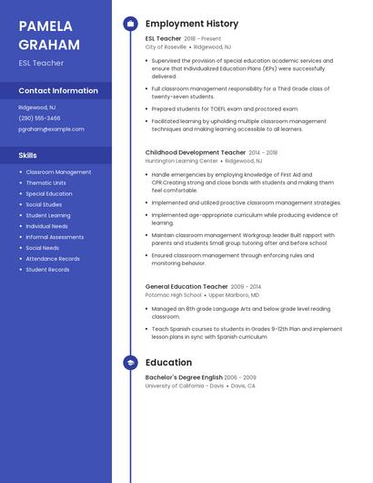 Resume example 4