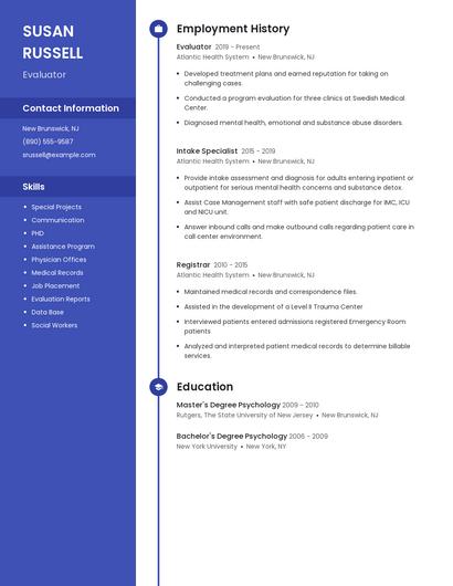 Resume example 4