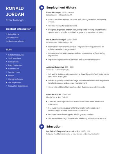 Resume example 4