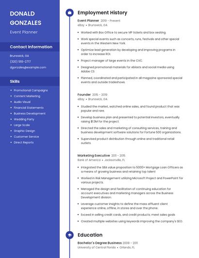 Resume example 4