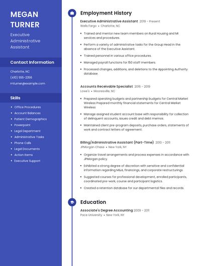 Resume example 5