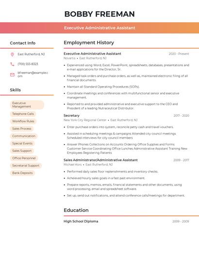 Resume example 3