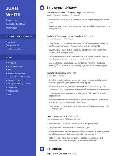 Resume example 5