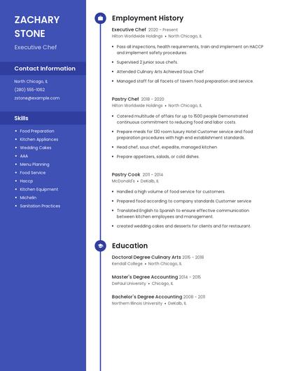 Resume example 4
