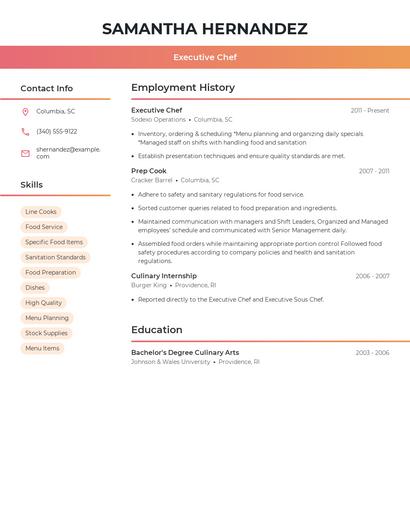 Resume example 3