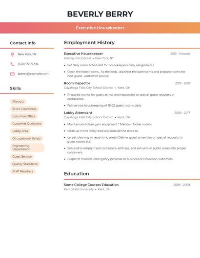Resume example 3