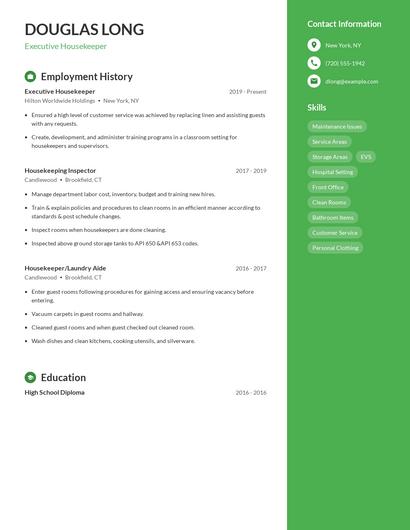 Resume example 4