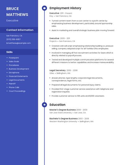 Executive Resume