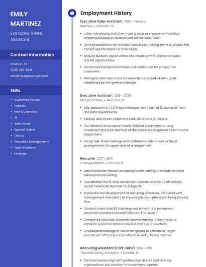 Resume example 5